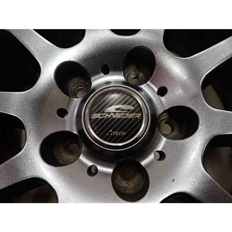 4本SET 会社宛 送料無料 18×7J シュナイダー アルミホイール 5穴 