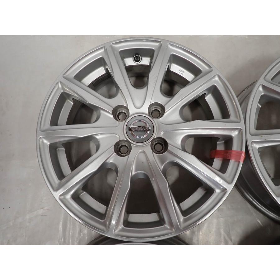 【決まりました】日産純正15㌅アルミ　4穴　PCD100 日産（NISSAN） ☆15インチ 純正 中古 アルミホイール 4本 4穴 PCD:100