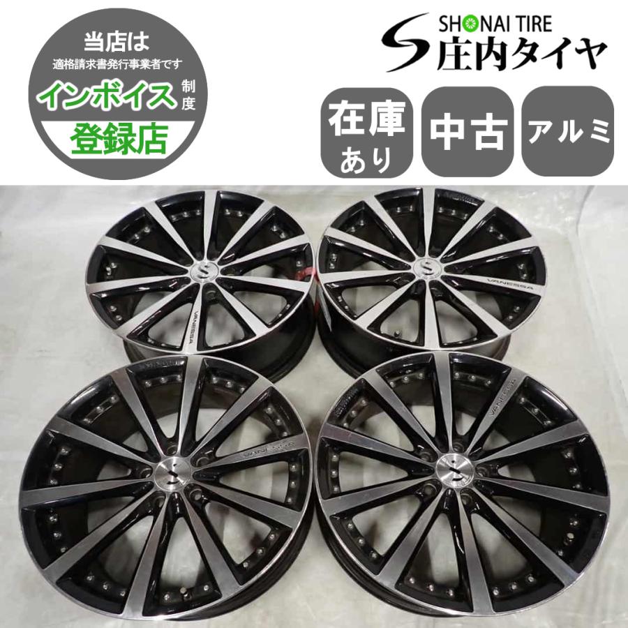 4本SET 会社宛 送料無料 19×8J デザイン アルミ 5穴 PCD 114.3mm +45