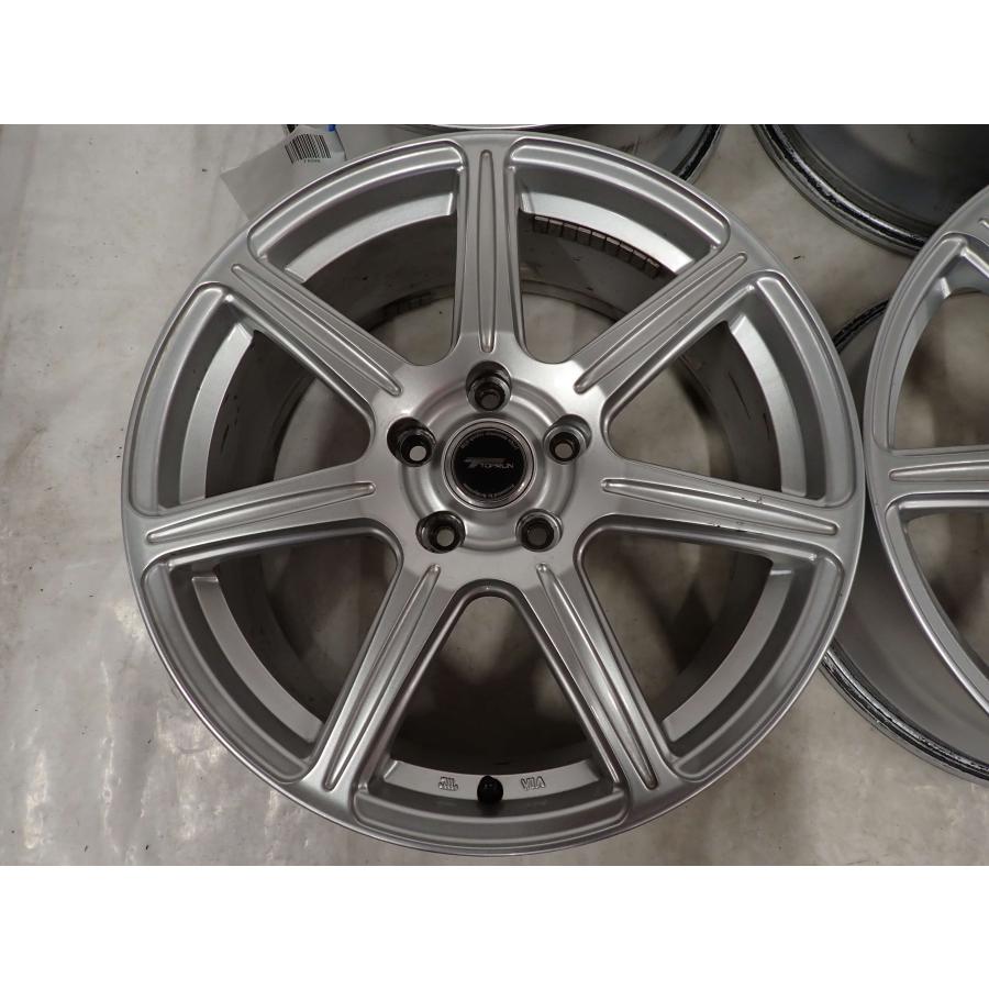 4本 会社宛 送料無料 18×7.5J ブリヂストン アルミ 5穴 PCD 114.3mm +53 ハブ径73mm エスティマ C-HR アテンザ レヴォーグ 特価 NO,F8998_3