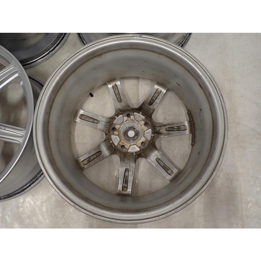 4本 会社宛 送料無料 18×7.5J ブリヂストン アルミ 5穴 PCD 114.3mm +53 ハブ径73mm エスティマ C-HR アテンザ レヴォーグ 特価 NO,F8998_6