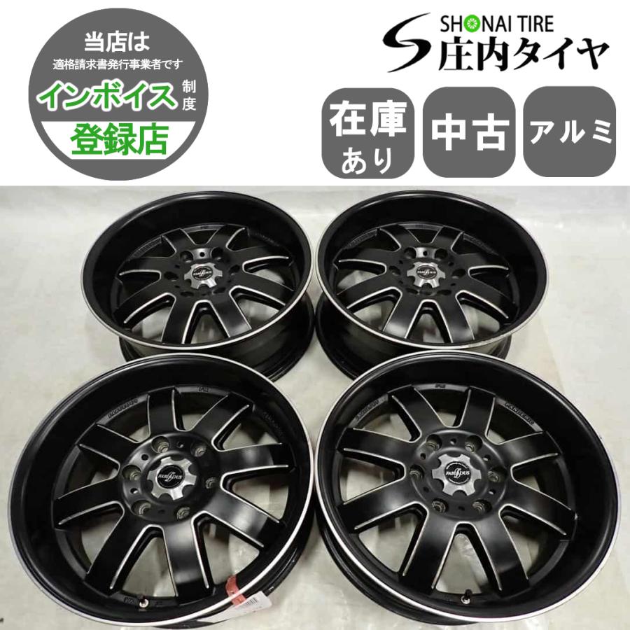 【ヒロ】ファブレスpandemic 18㌅ホイール 6穴 4本セット ファブレスpandemic 18㌅ホイール 6穴 4本セット 4本SET 会社宛 送料