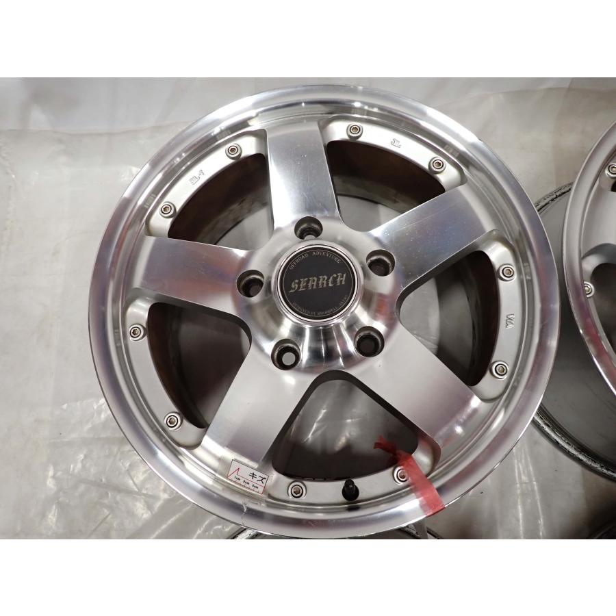 4本 会社宛 送料無料 17×8J ウッドベル SEARCH アルミ ホイール