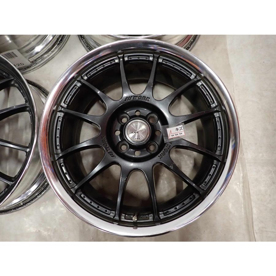 4本 会社宛 送料無料 17×7J WORK ワーク イクサ 戦 XSA 02C アルミ