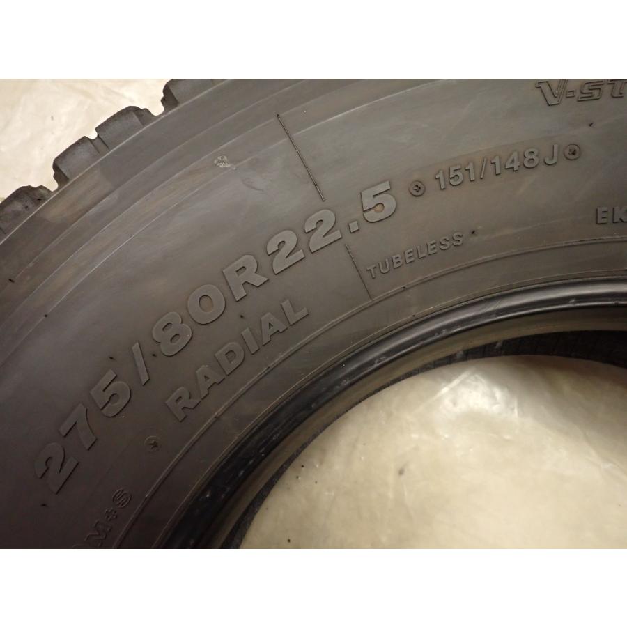 冬4本SET 会社宛 送料無料 275/80R22.5 151/148 TB ブリヂストン W900