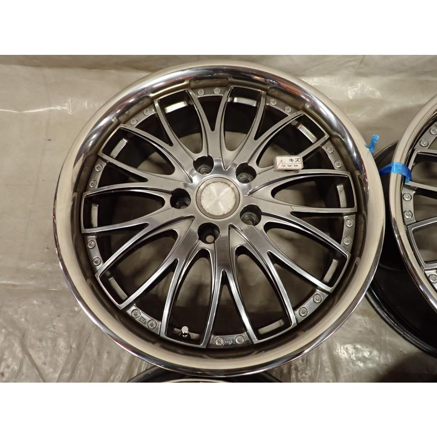 4本SET 会社宛送料無料 18×7J デザイン アルミ ホイール 5穴 PCD 114.3 