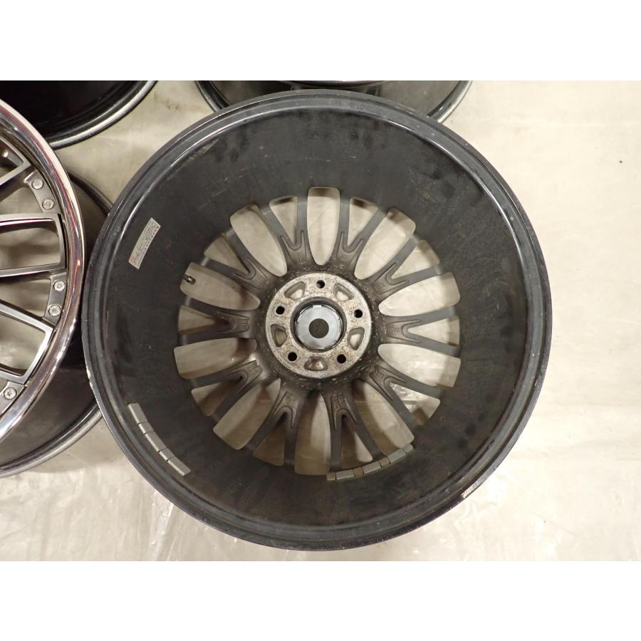 ■18×7J■社外 BROCHEN アルミ■5穴 PCD114.3mm ET+53 ハブ径73mm ☆18インチ BROCHEN(ブロッケン) 中古 社外 アルミホイール 4本 5穴