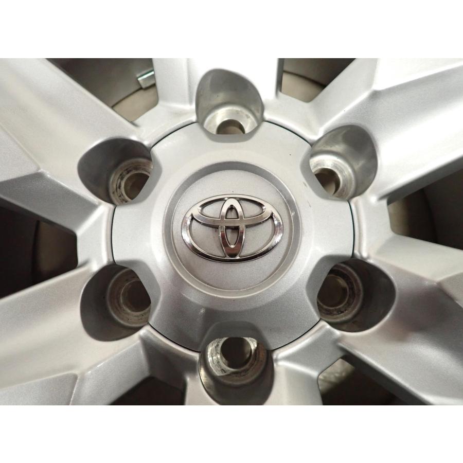 4本SET 会社宛 送料無料 17×7.5J トヨタ 純正 アルミ 6穴 PCD 139.7mm +25 ハブ径106mm ハイラックス サーフ ランクル 150プラド NO,F9912の画像