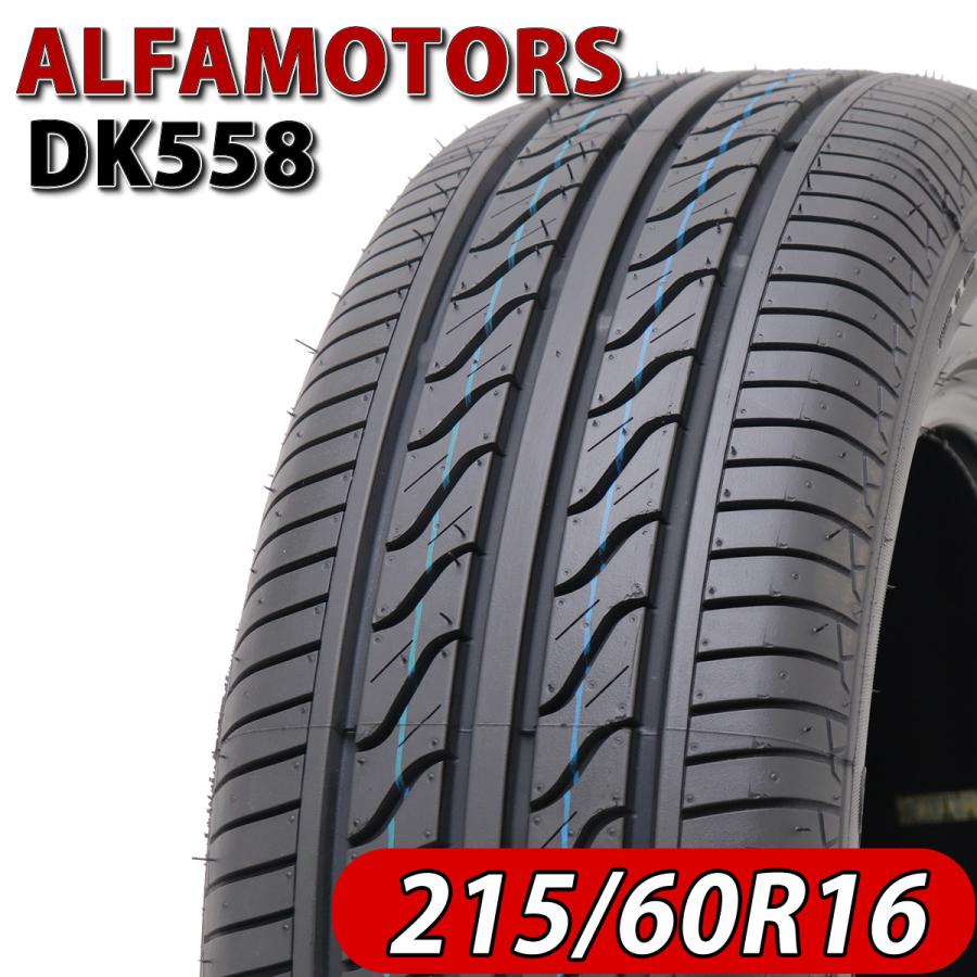 2024年製 新品4本価格 会社宛 送料無料 215/60R16 夏 ALFAMOTORS DK558 