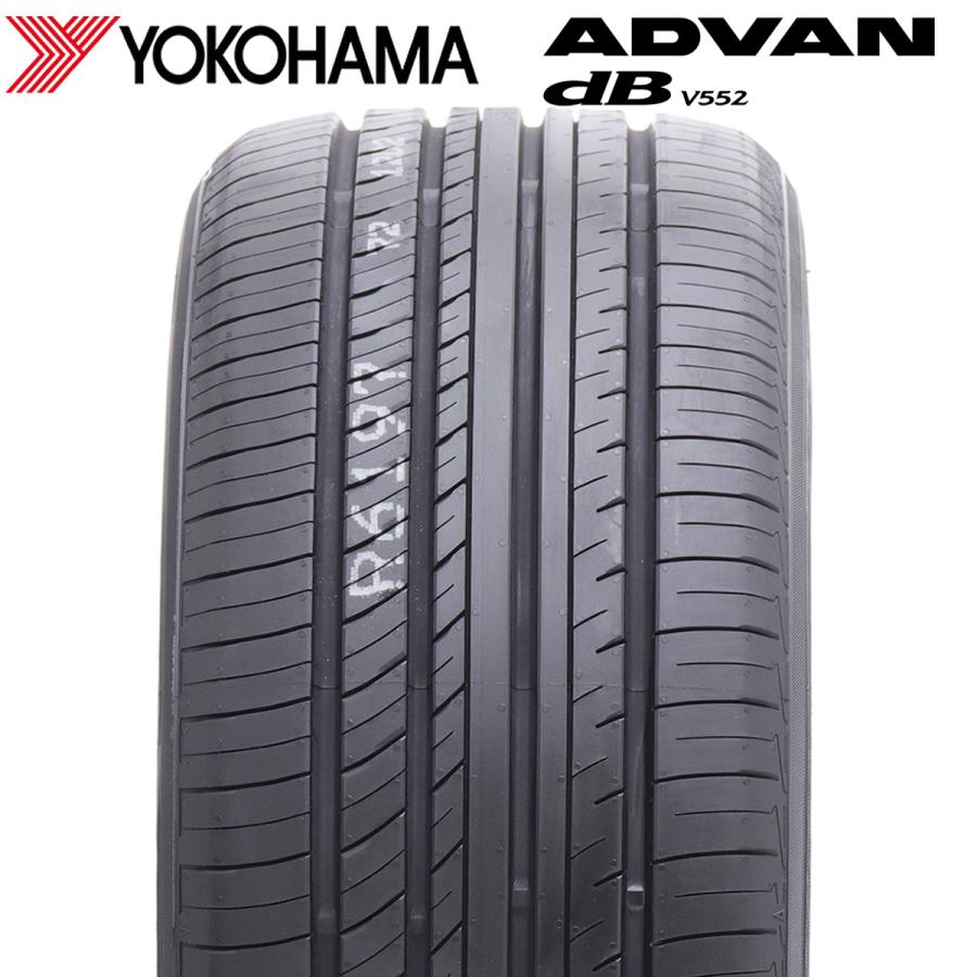 2024年製 会社宛 送料無料 サマータイヤ 225/50R18 95W 新品 ヨコハマ ADVAN dB V552 1本価格｜shonei-tire｜02