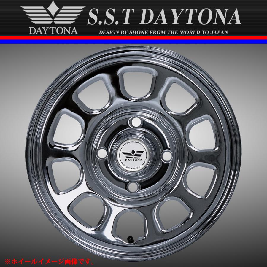 デイトナ　16インチ　センターキャップ付き 新品 4個1台分 送料無料 SHONE DAYTONA デイトナセンターキャップ