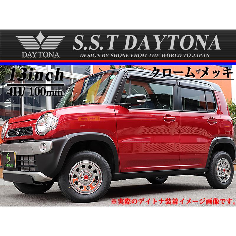 軽自動車用 SST デイトナ 無地センターキャップ クロームメッキ 外径