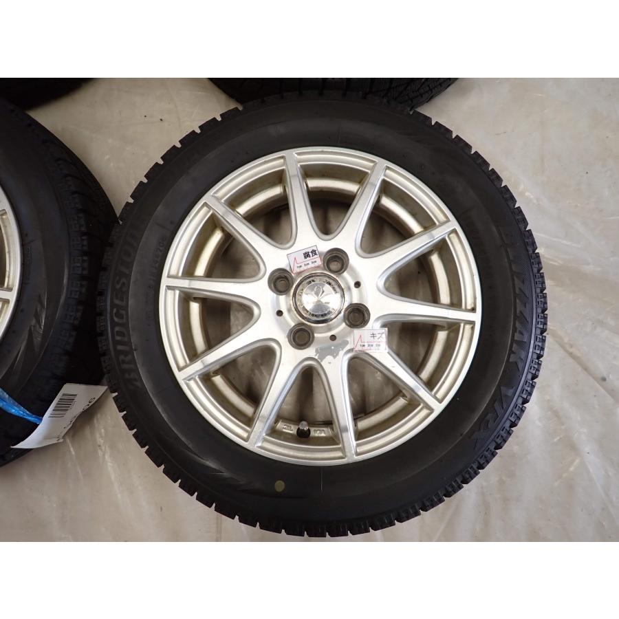 ブリザック VRX 冬4本SET 会社宛 送料無料 155/65R14×4.5J 75Q