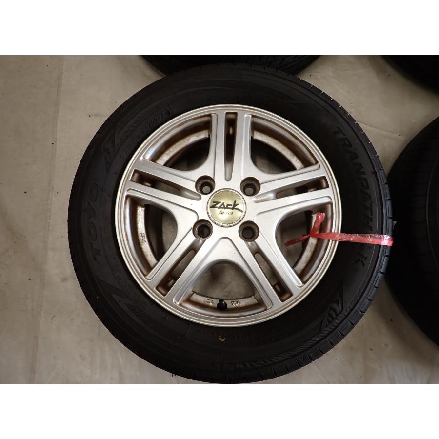 TRANPATH 夏4本SET 会社宛 送料無料 155/65R13×4J 73S トーヨー