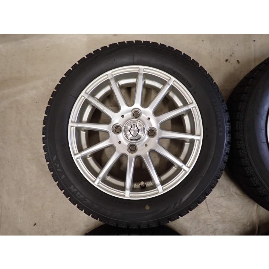 冬4本SET 会社宛 送料無料 155/65R14×4.5J 75Q ブリヂストン