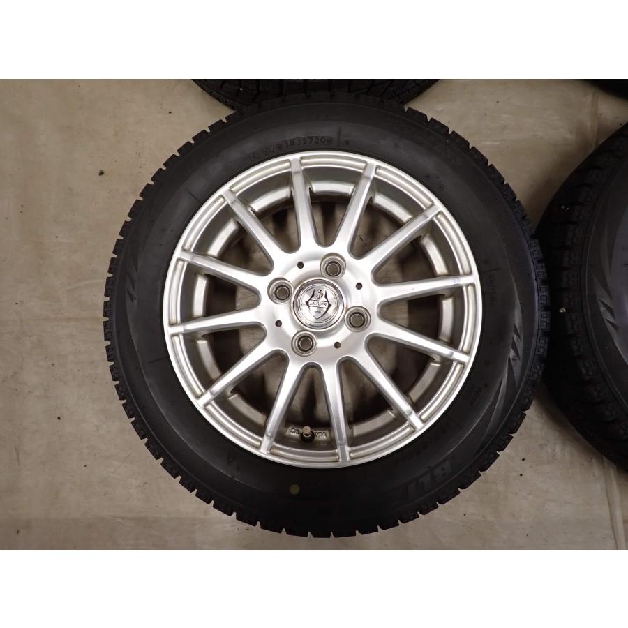 冬4本SET 会社宛 送料無料 155/65R14×4.5J 75Q ブリヂストン