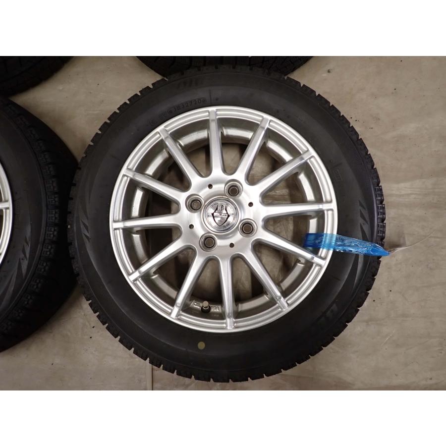 冬4本SET 会社宛 送料無料 155/65R14×4.5J 75Q ブリヂストン