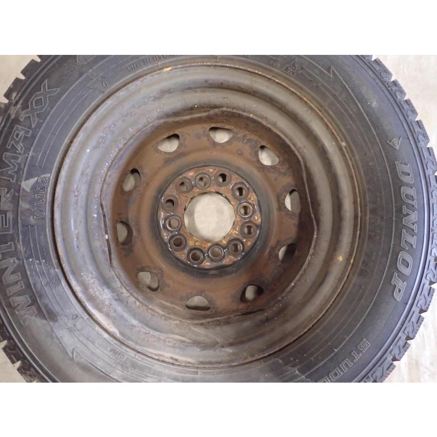 特売品 冬4本SET 会社宛 送料無料 155/70R12×3.5J 73Q ダンロップ WINTER MAXX WM02 2021年製 マルチスチール プレオ アルト ミラNO,G1135_5
