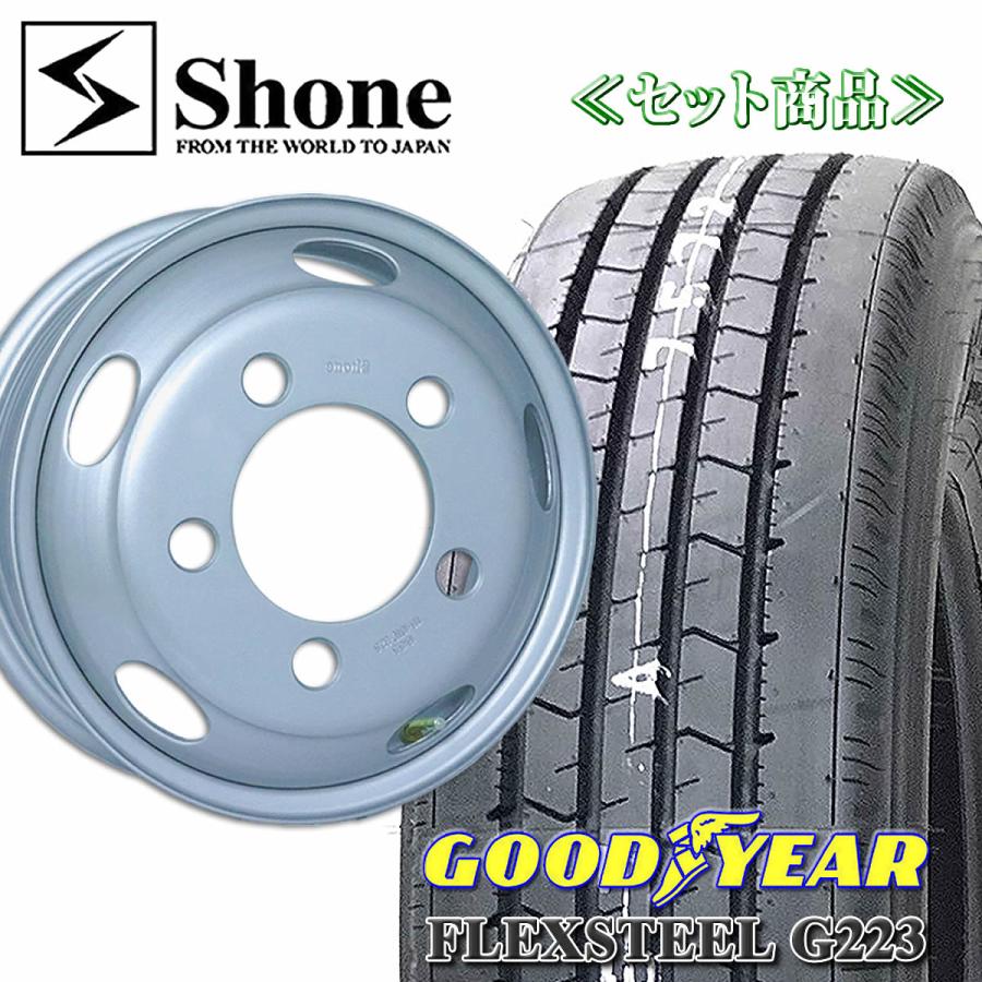 在庫要確認 キャンター用 グッドイヤー FLEX STEEL G223 185/85R16 111  