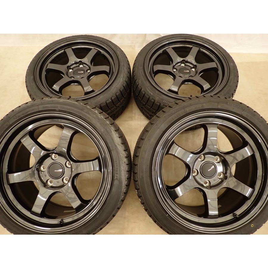 冬 新品 2024年製 4本SET 会社宛 送料無料 245/40R18×9.5J トーヨー OBSERVE 未使用 MID RACING R06 アルミ シビック Type-R 120 NO,H0019の画像