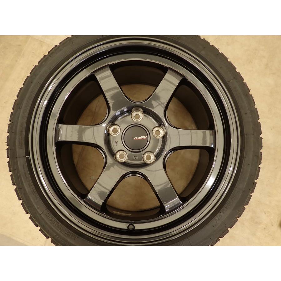 冬 新品 2024年製 4本SET 会社宛 送料無料 245/40R18×9.5J トーヨー OBSERVE 未使用 MID RACING R06 アルミ シビック Type-R 120 NO,H0019の画像