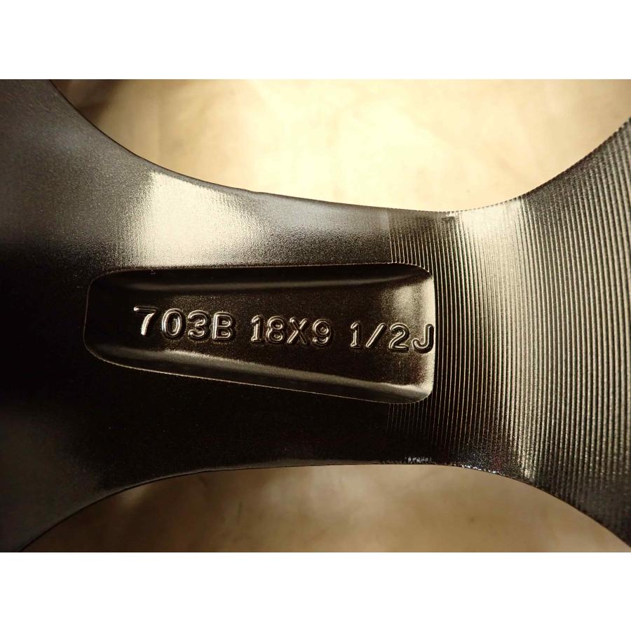 冬 新品 2024年製 4本SET 会社宛 送料無料 245/40R18×9.5J トーヨー OBSERVE 未使用 MID RACING R06 アルミ シビック Type-R 120 NO,H0019の画像