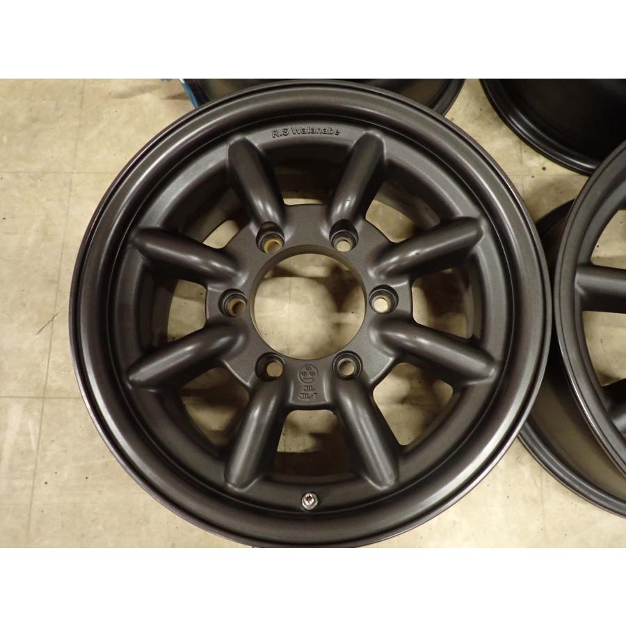 4本SET 会社宛送料無料 15×6.5J ワタナベ RS Watanabe F8 TYPE アルミ 6穴  PCD 139.7mm +35 ハブ径108mm ハイエース キャラバン NO,I0094の画像
