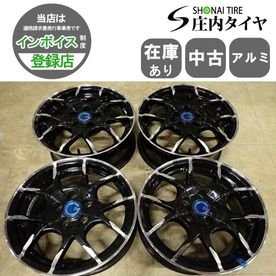 4本SET 会社宛送料無料 15×6.5J トヨタ 専用 アルミ ホイール 5穴 PCD 