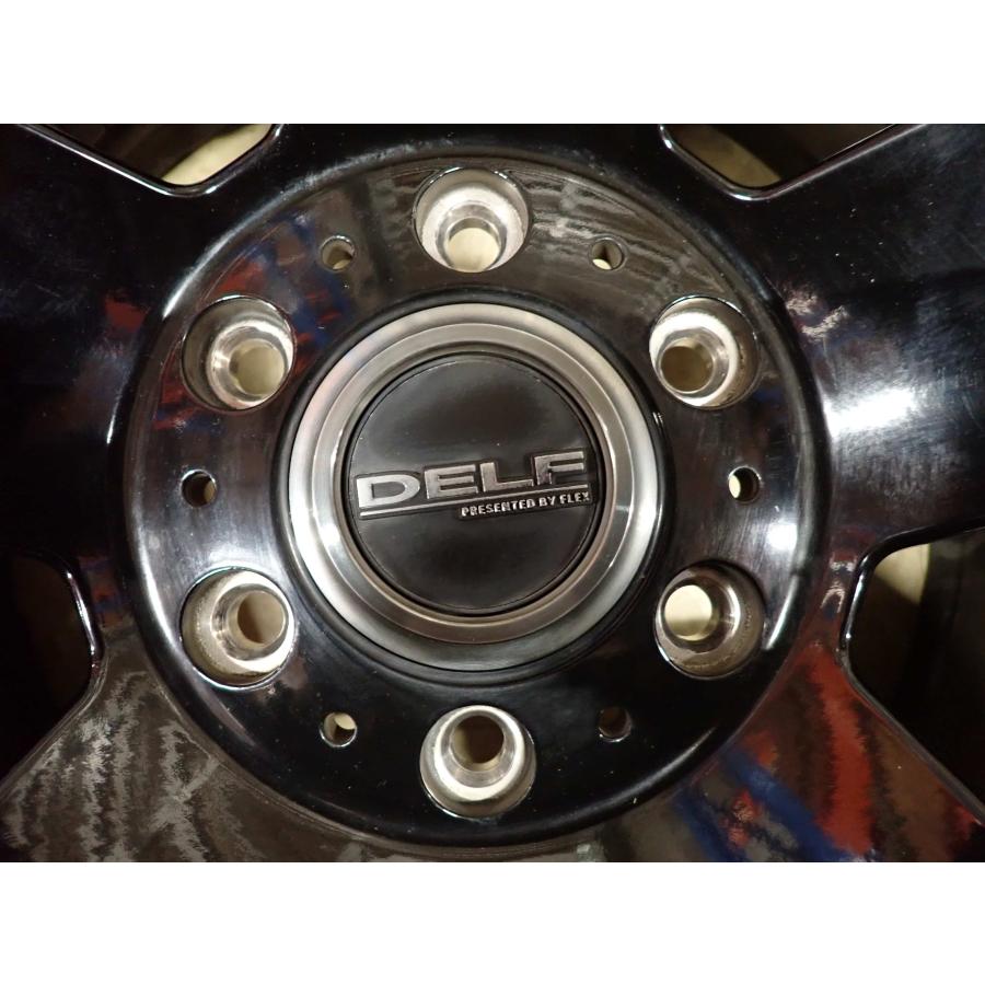 4本SET 会社宛 送料無料 17×6.5J FLEX DELF-01 アルミ 6穴 PCD 139.7mm