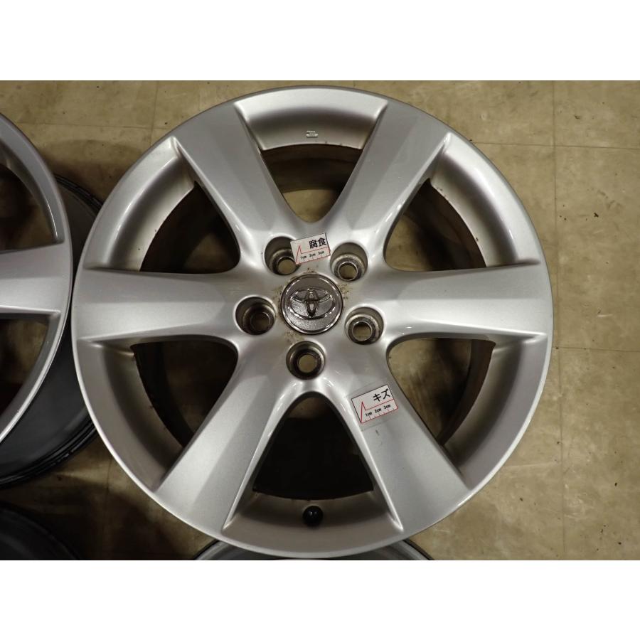 4本 会社宛 送料無料 17×7J トヨタ 純正 アルミ 5穴 PCD 114.3mm +45 