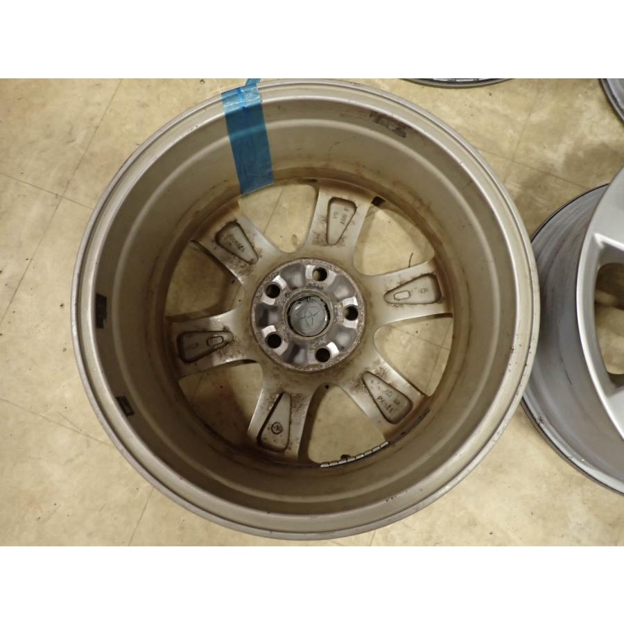 4本 会社宛 送料無料 17×7J トヨタ 純正 アルミ 5穴 PCD 114.3mm +45