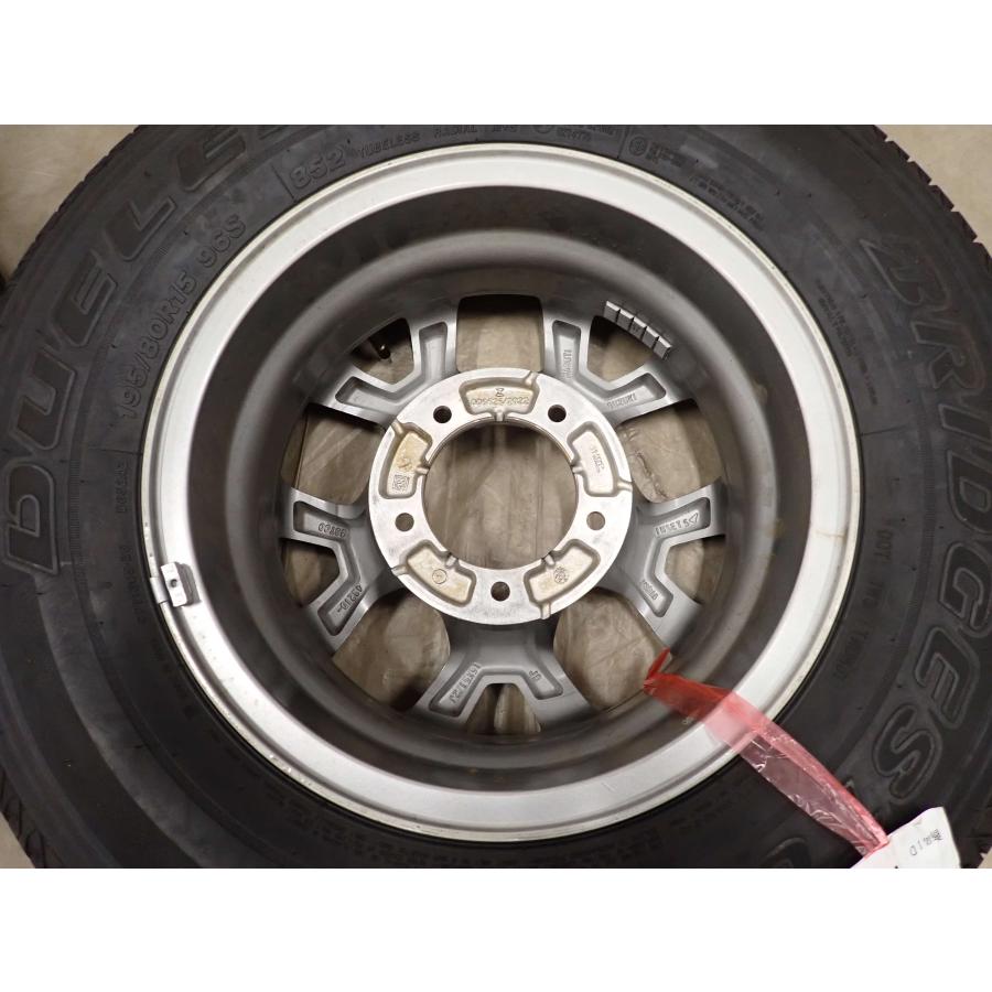 DUELER 夏4本 会社宛送料無料 195/80R15×5.5J 96S ブリヂストン