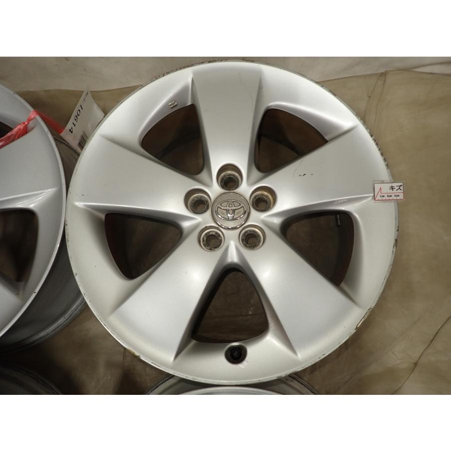 ホイールセット　100ピッチ　 30プリウス 4本SET 会社宛 送料無料 17×7J トヨタ ZVW30 プリウス 純正 アルミ