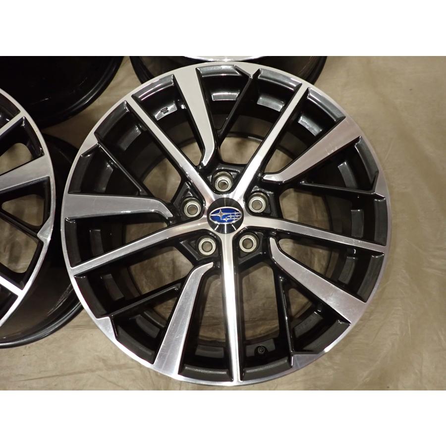 4本SET 会社宛 送料無料 18×8.5J スバル WRX S4純正 アルミ ホイール 5