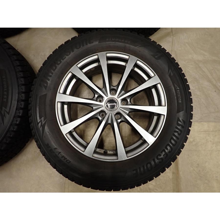 冬4本SET 会社宛 送料無料 225/65R17×7J 102Q ブリヂストン ブリザック 