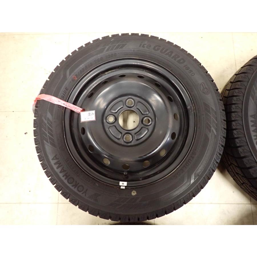 冬4本SET 会社宛 送料無料 155/65R13×4J 73Q ヨコハマ アイスガード 