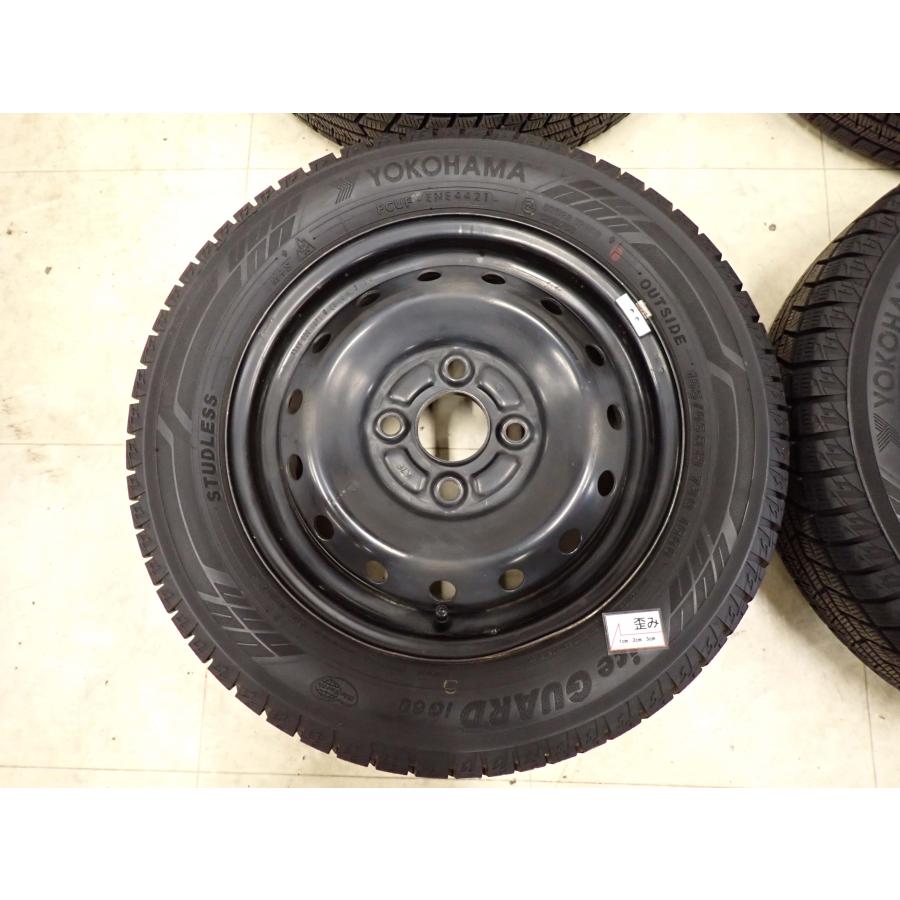 冬4本SET 会社宛 送料無料 155/65R13×4J 73Q ヨコハマ アイスガード