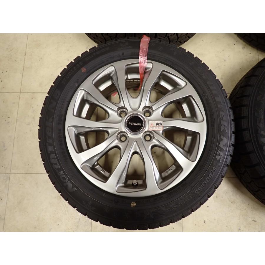 LauFenn 冬4本SET 会社宛送料無料 165/65R14×5.5J 79Q オートバックス