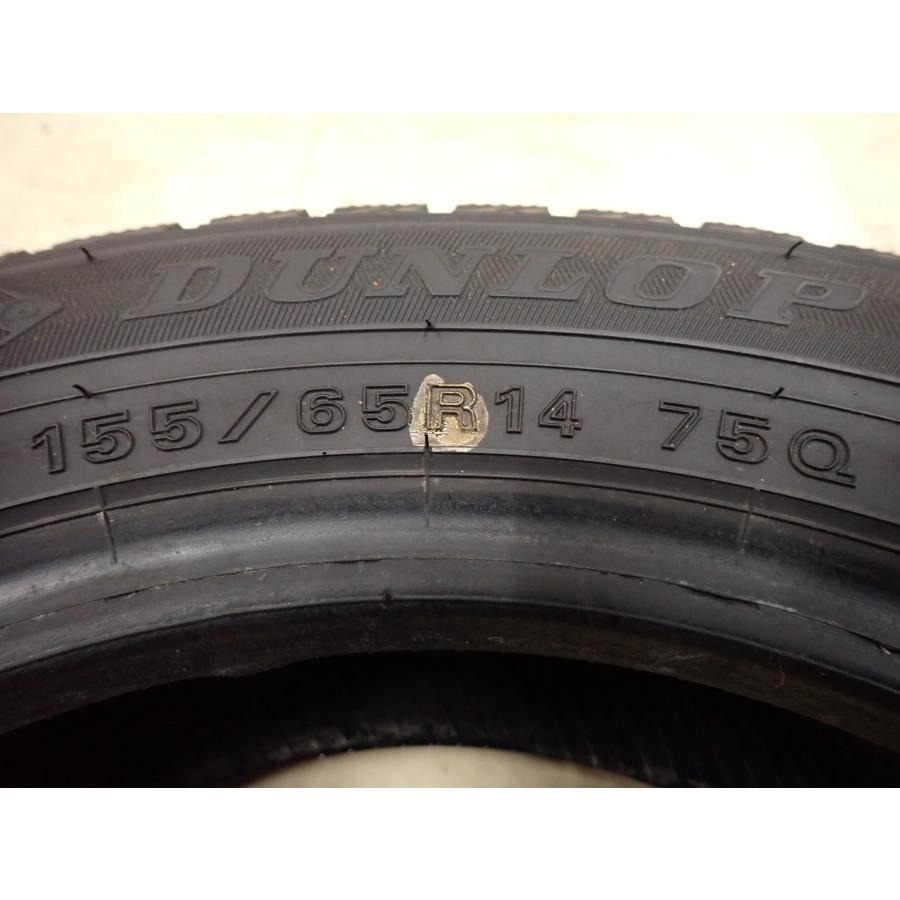 冬4本SET 会社宛 送料無料 155/65R14 75Q ダンロップ WINTER MAXX WM02