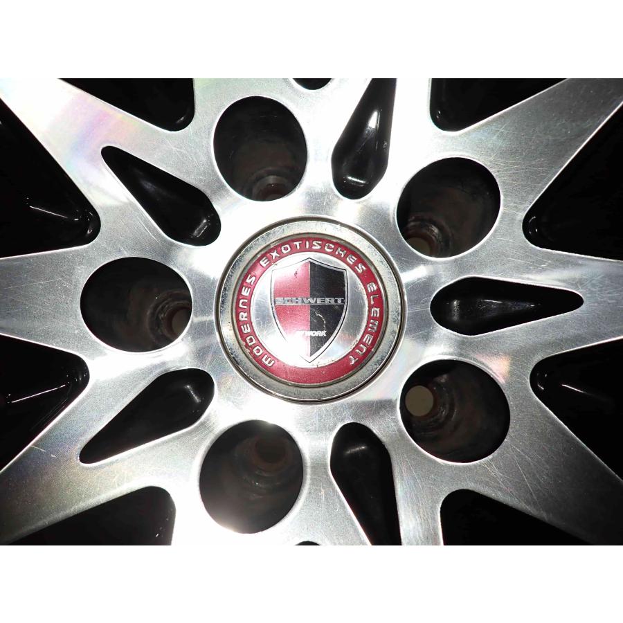 4本 会社宛 送料無料 20×8.5J WORK シュバート SC2M アルミ 5穴 PCD 