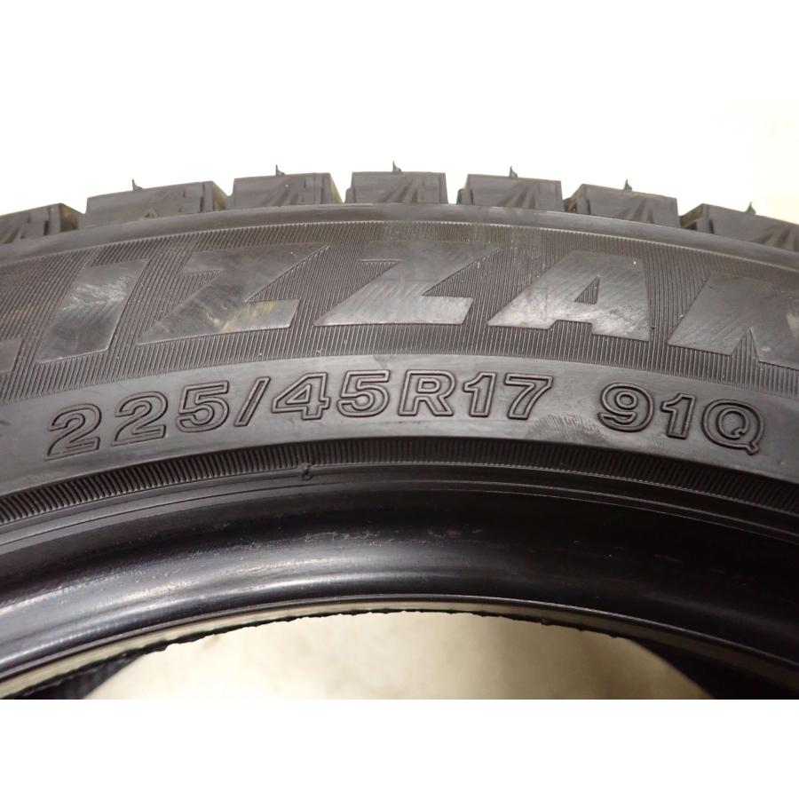 冬4本 会社宛 送料無料 225/45R17 91Q ブリヂストン ブリザック VRX3
