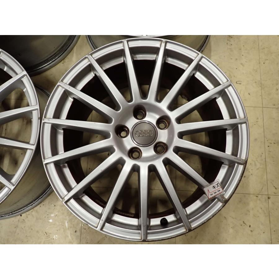4本SET 会社宛 送料無料 18×8J アウディ A4 純正 シルバー アルミ