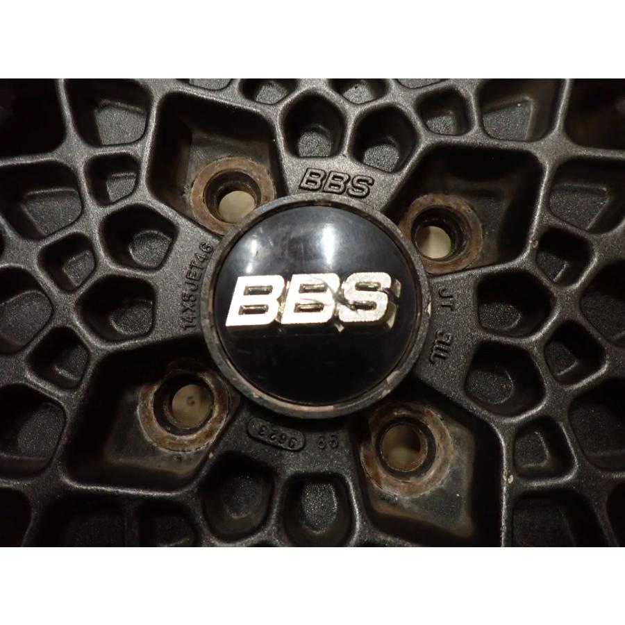 4本SET 会社宛送料無料 14×5J BBS メッシュ アルミホイール 4穴 PCD