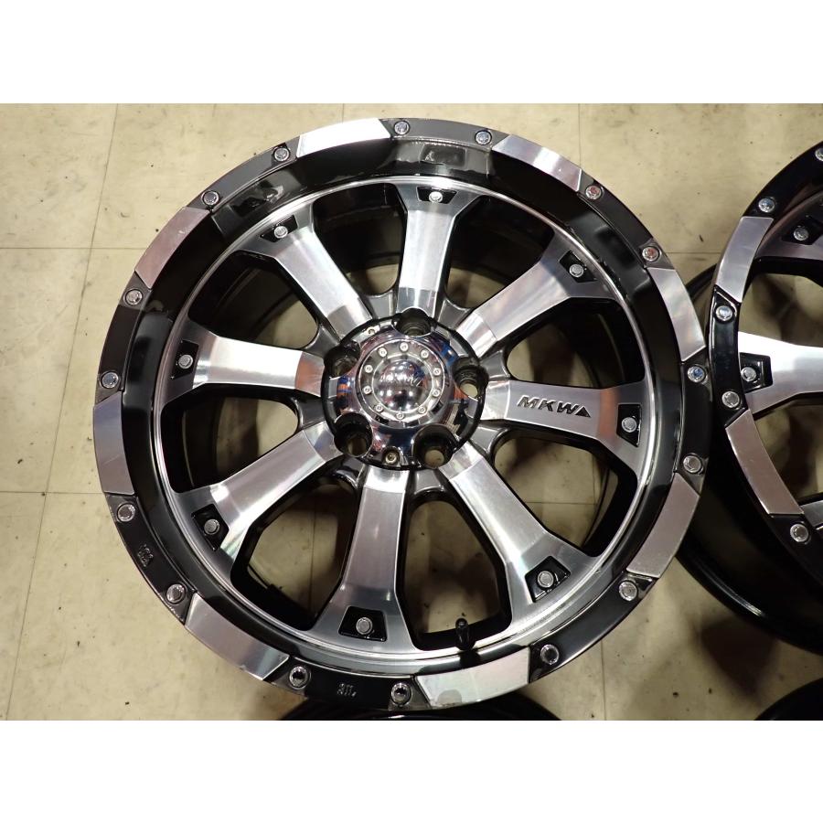 4本SET 会社宛送料無料 17×7.5J MKW MK-46 アルミ 5穴 PCD 114.3mm +35