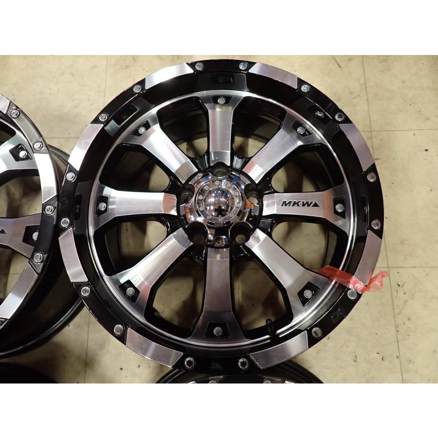4本SET 会社宛送料無料 17×7.5J MKW MK-46 アルミ 5穴 PCD 114.3mm +35