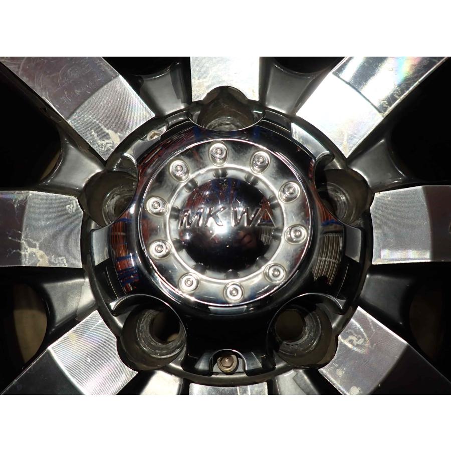 4本SET 会社宛送料無料 17×7.5J MKW MK-46 アルミ 5穴 PCD 114.3mm +35
