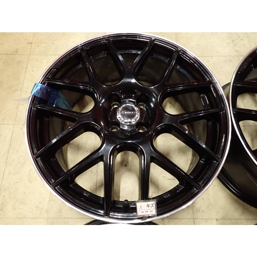 4本SET 会社宛 送料無料 18×7.5J X SPEED CROSS アルミホイール 4穴 