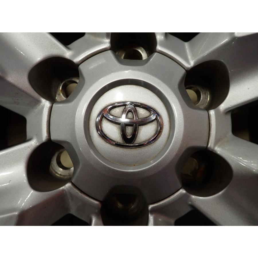 4本SET 会社宛 送料無料 17×7.5J トヨタ 純正 アルミ 6穴 PCD 139.7mm +25 ハブ径106mm ハイラックス サーフ ランクル 150プラド NO,I1787の画像