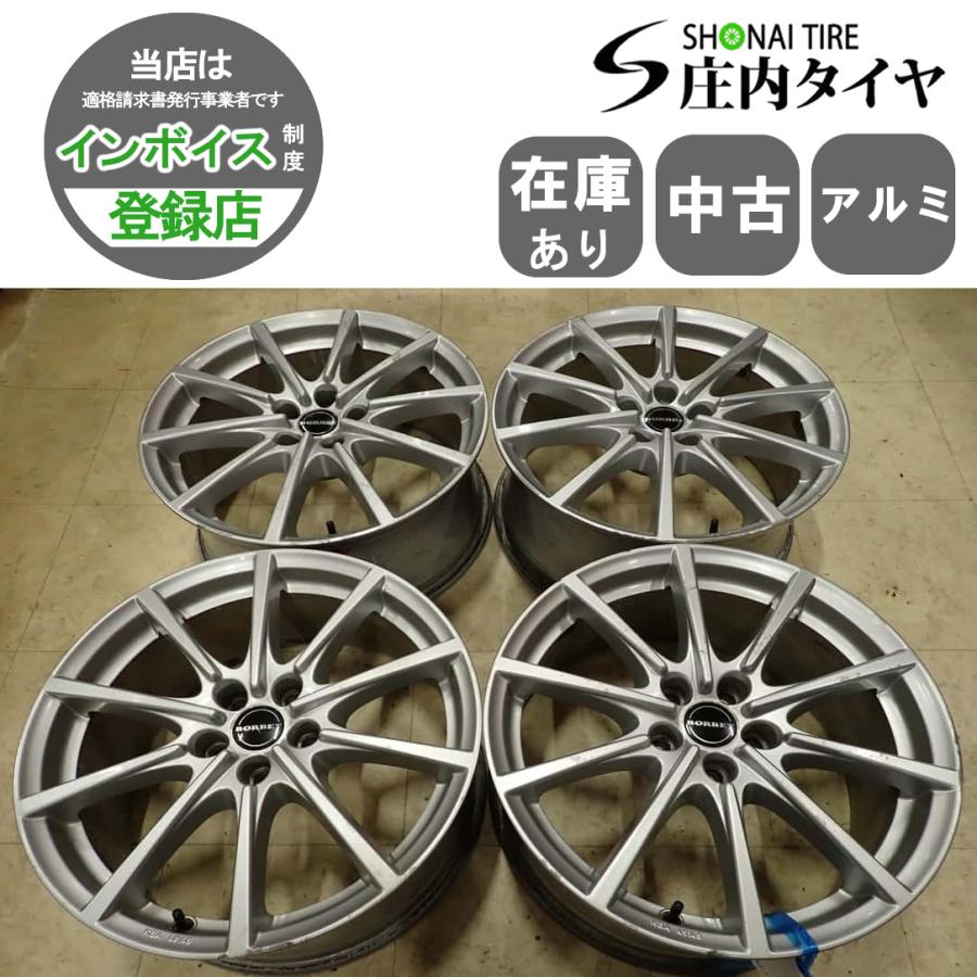 4本SET 会社宛 送料無料 18×8J ボルベット BORBET アルミ ホイール 5穴 