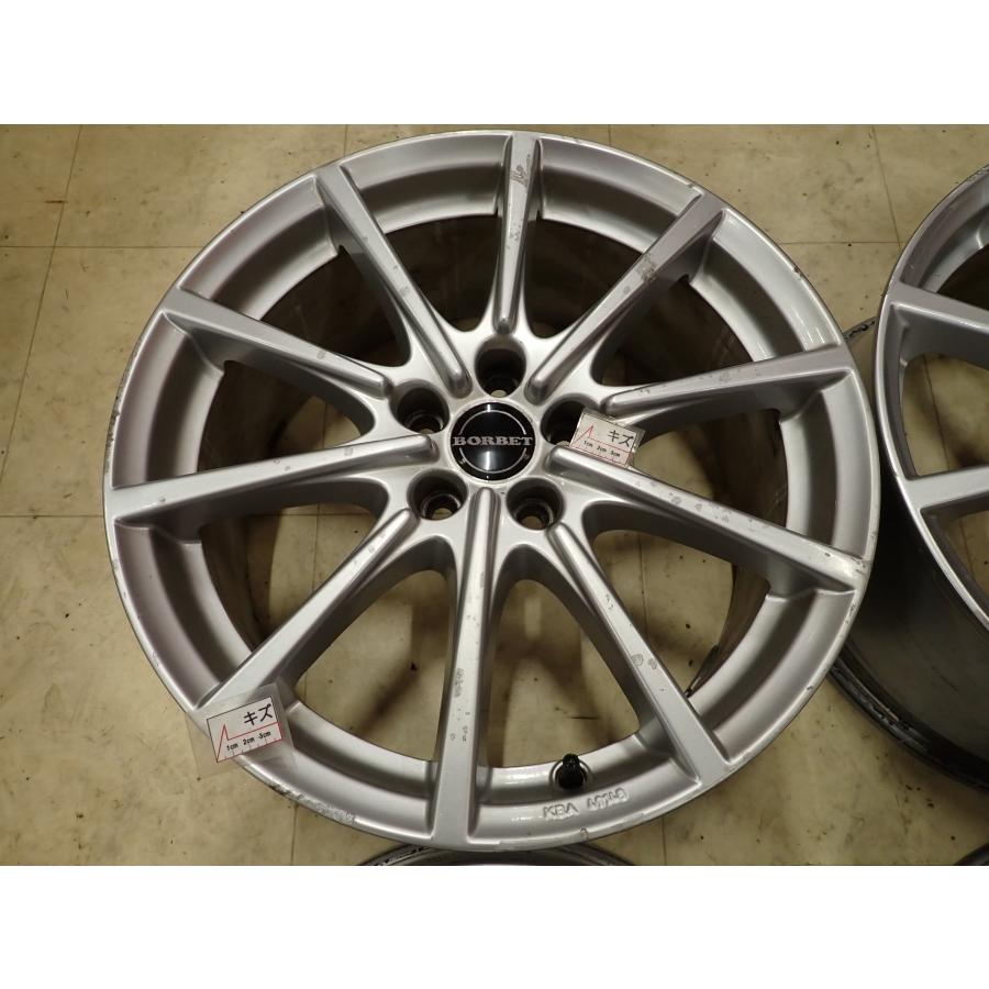 4本SET 会社宛 送料無料 18×8J ボルベット BORBET アルミ ホイール 5穴 